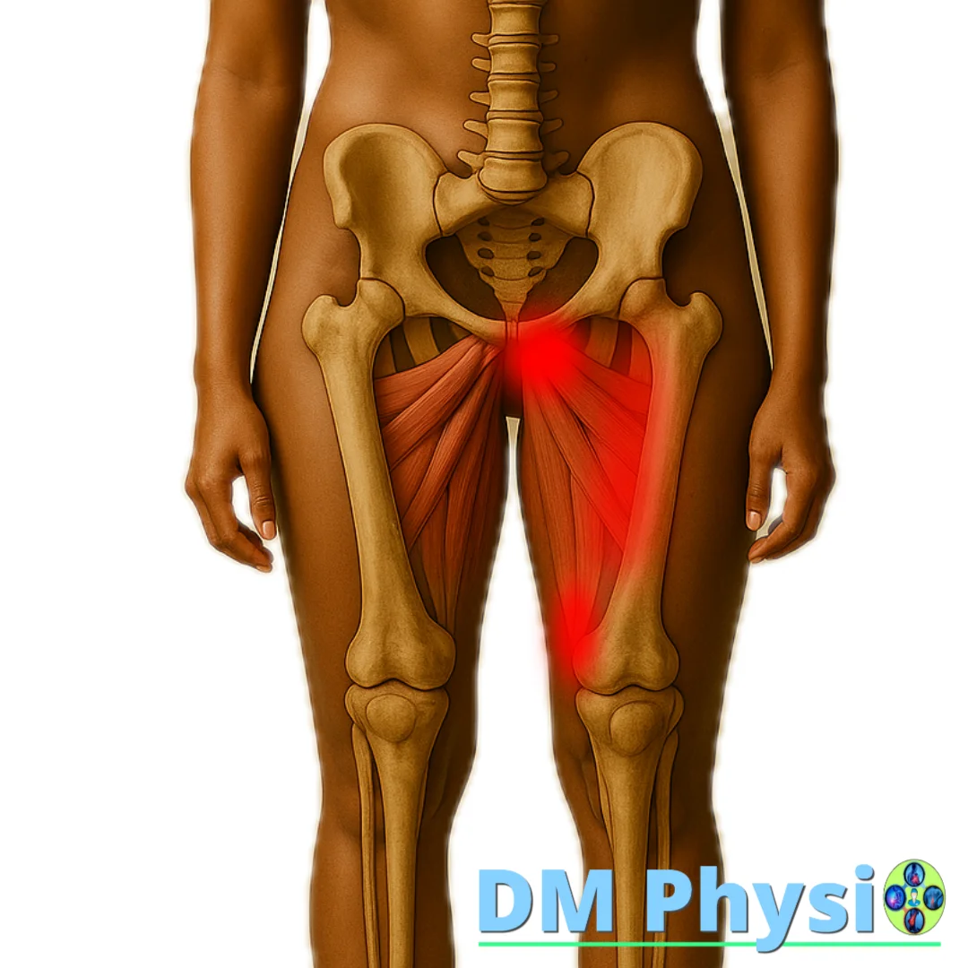 Изображение на приближаващите мускули