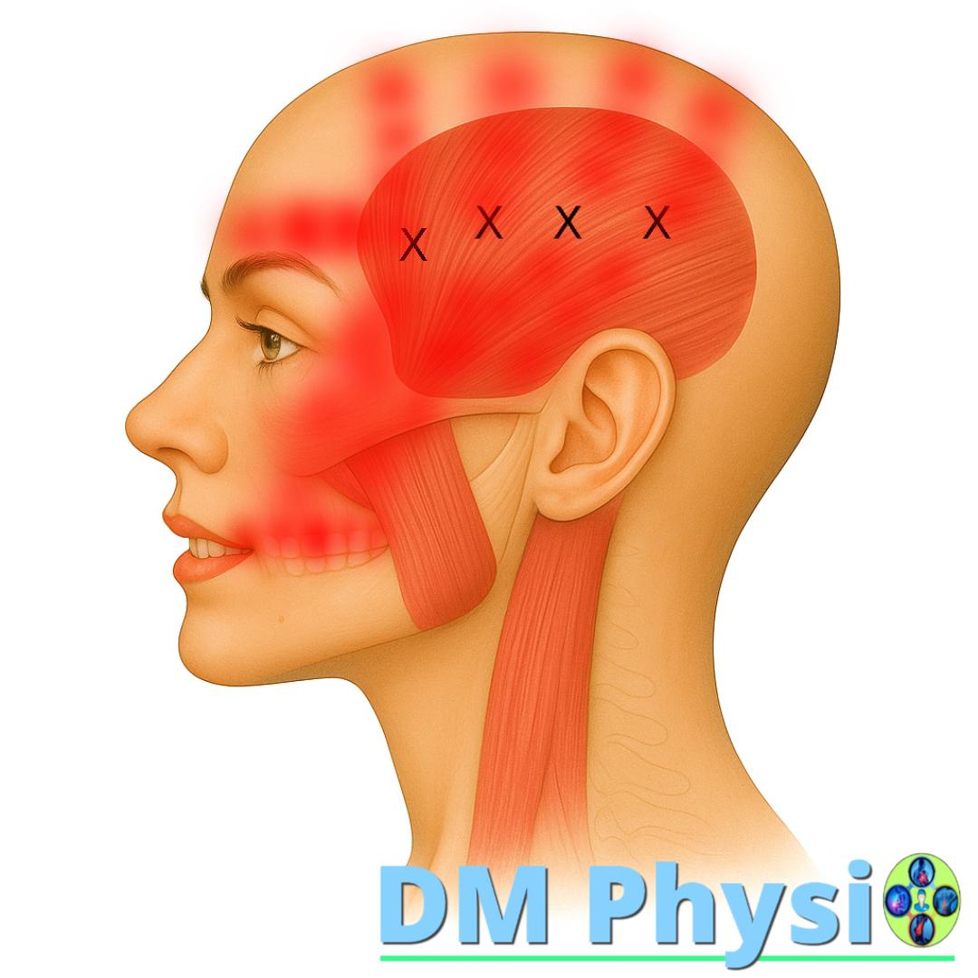 Изображение на m. temporalis