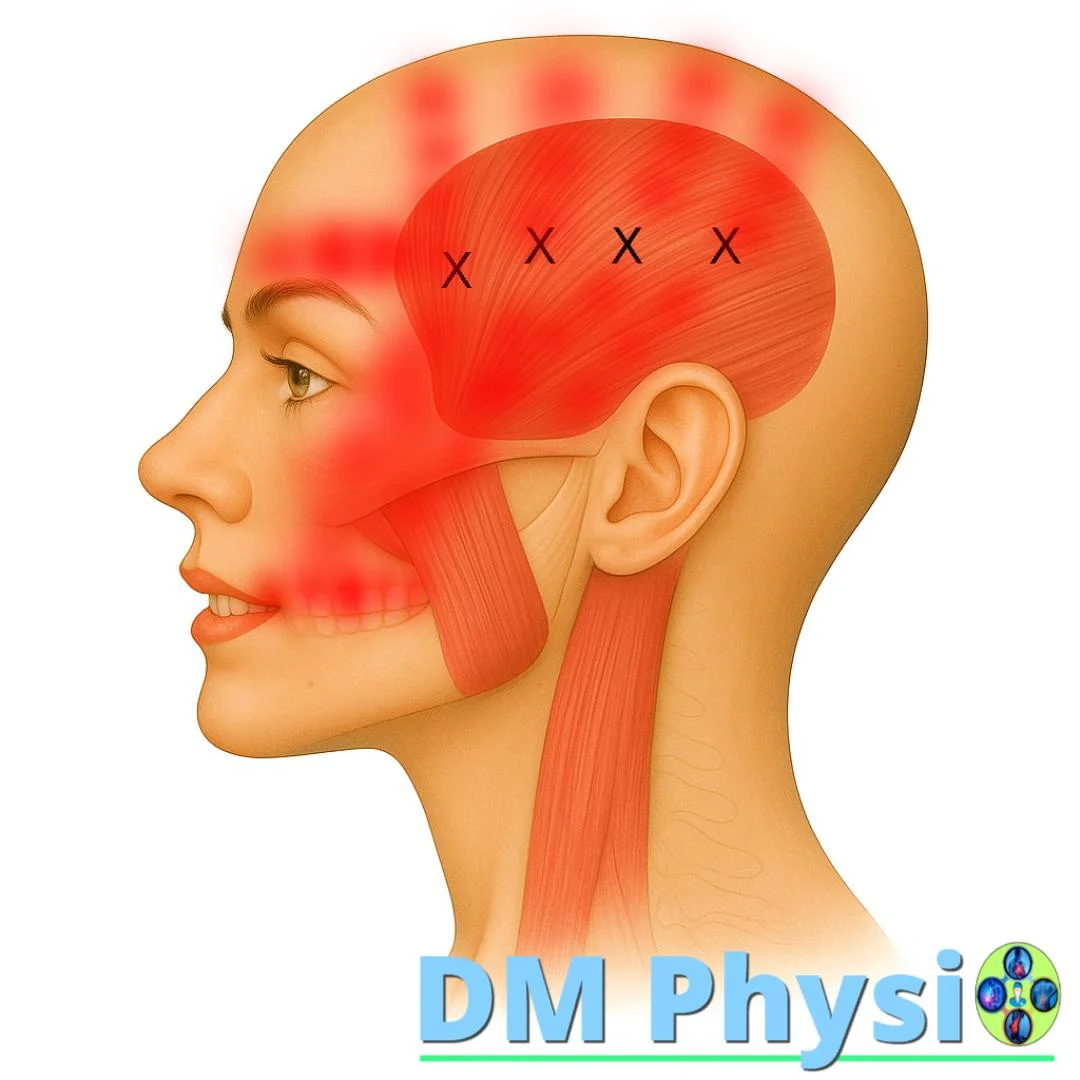 Изображение на m. temporalis